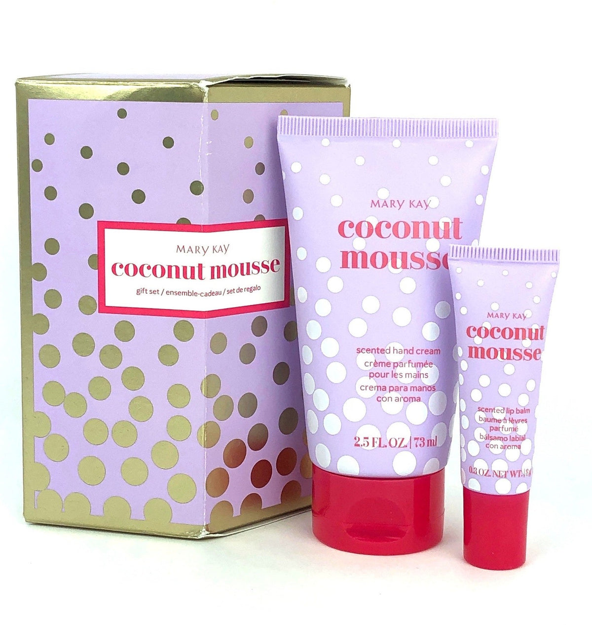 Coconut Hand & Lip Care Gift Set - Limited Edition Moisturizer & Balm