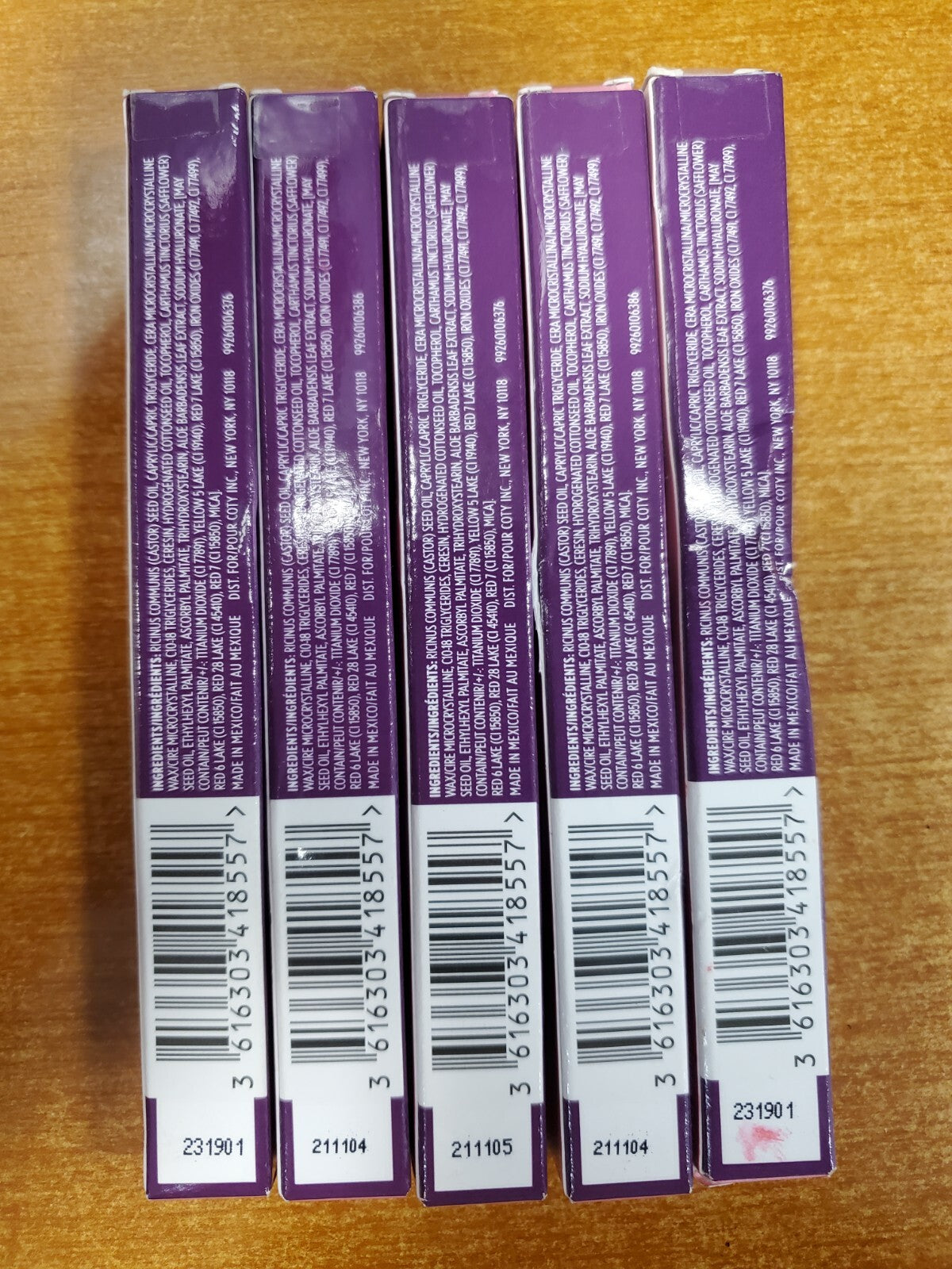 5Pcs CoverGirl Simply Ageless Lip Flip Liner #230 Amazing Petal - Retractable, Cruelty-Free