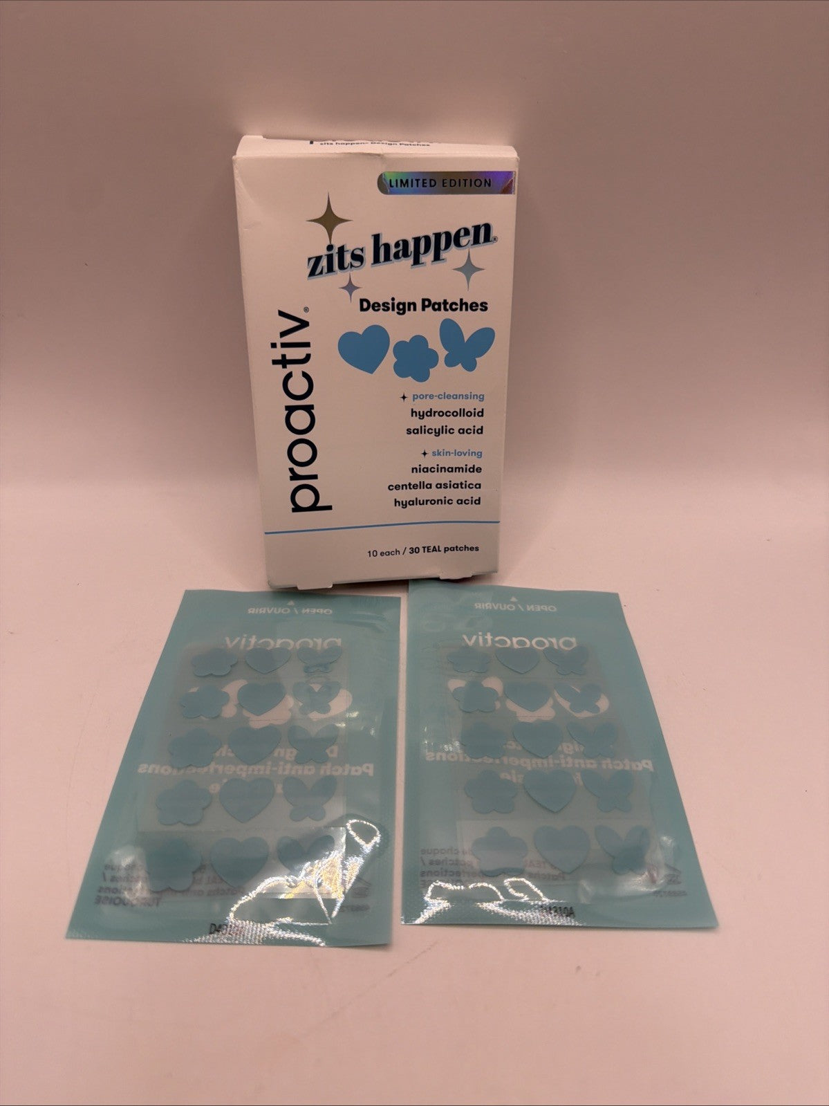 Proactiv Acne Patches - Zits Happen Design Teal 30 Count Limited Edition