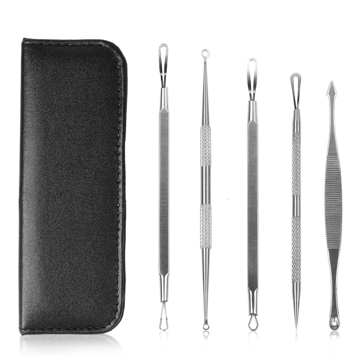 Blackhead Remover Tool Kit - Pimple Extractor Set for Acne & Blemishes