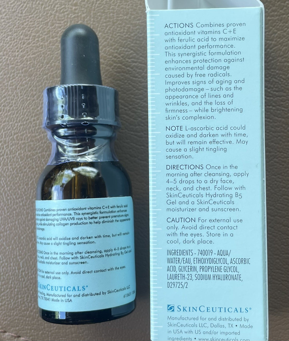 SkinCeuticals CE Ferulic Vitamin C Serum Half Size - 0.5oz Sealed Authentic