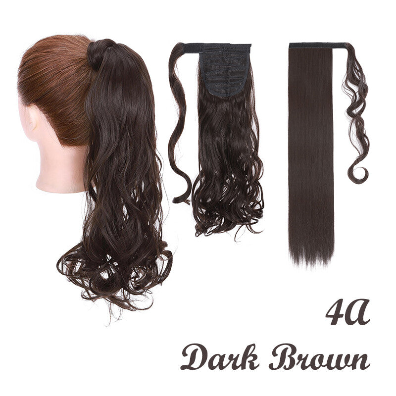 Ponytail Wrap Around Hair Extensions - Clip-In & Thick Styling