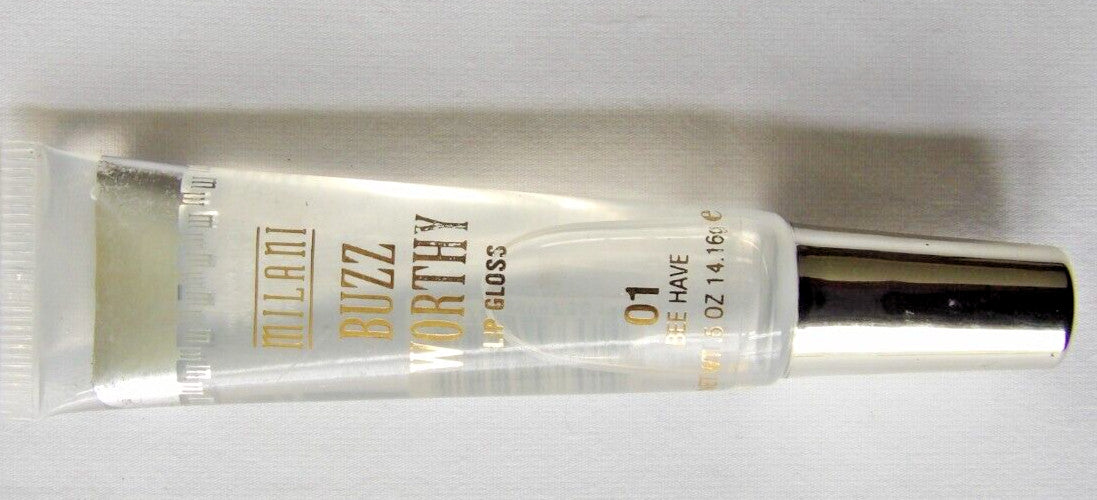 Cruelty-Free Lip Gloss - Buzz Worthy #01 Bee, 0.5 oz, Moisturizing & Shiny