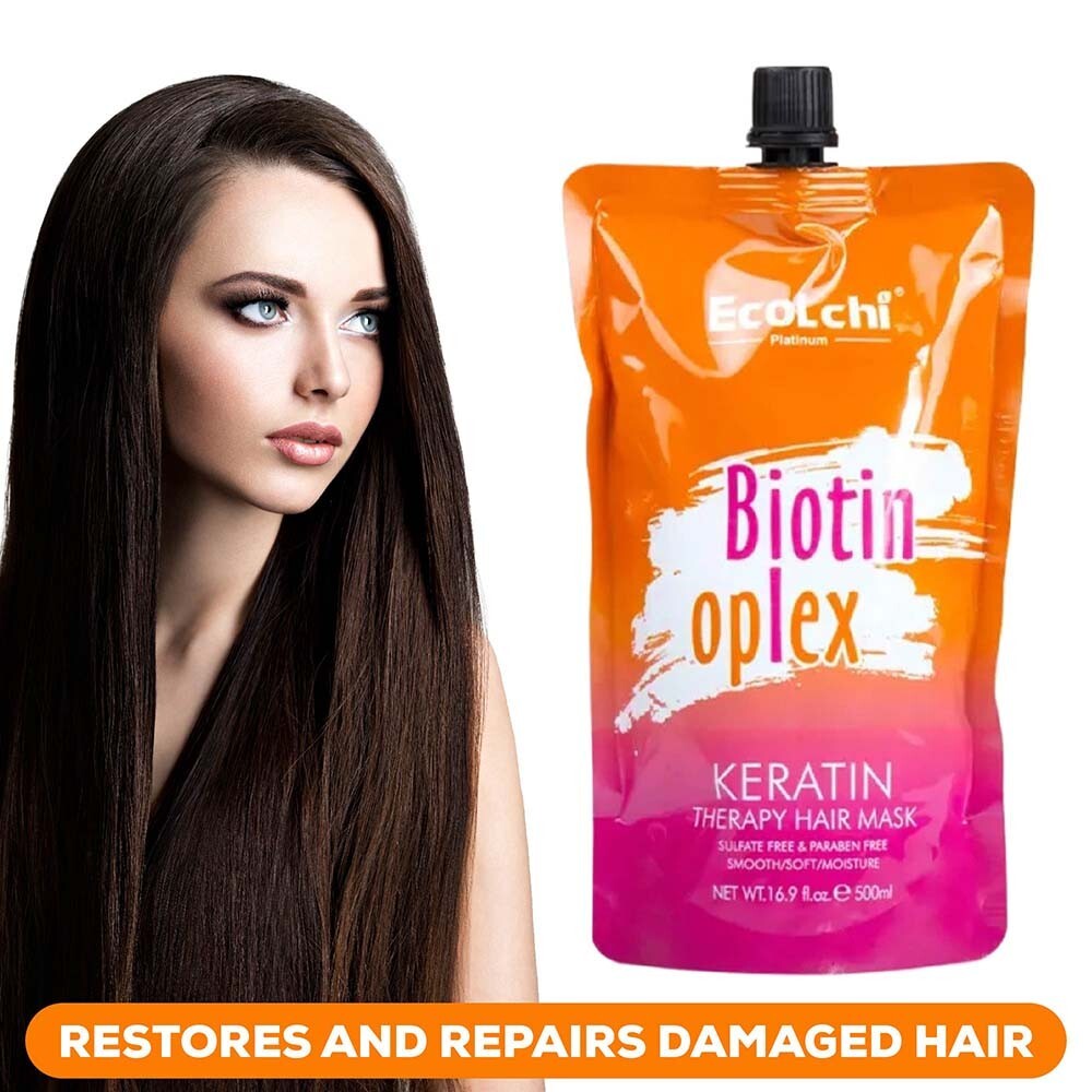 Biotin Keratin Hair Mask Deep Conditioning Repair for Stronger, Shiny Hair