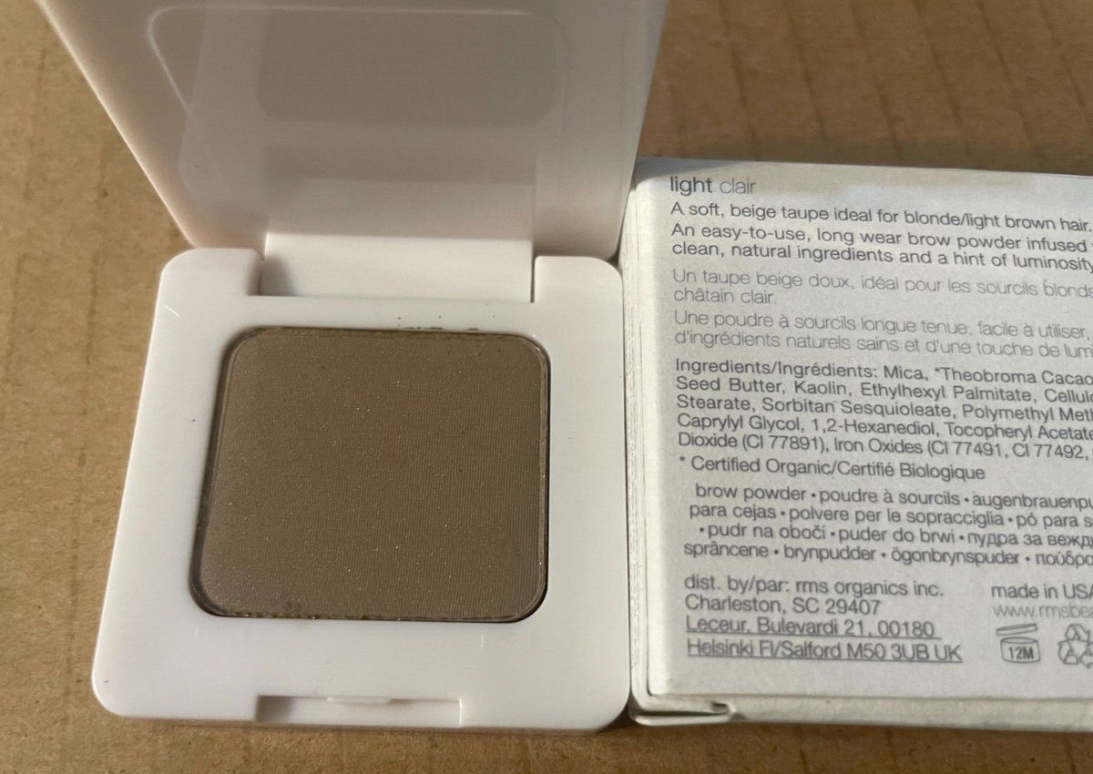 Back2Brow Powder Light - Brow Makeup Powder for Women by RMS Beauty