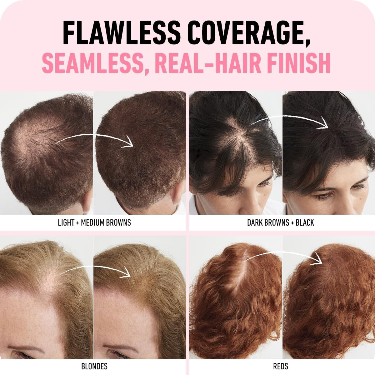 Color Sample Kit of Hair Fibers - 5g for a Natural, Fuller Appearance