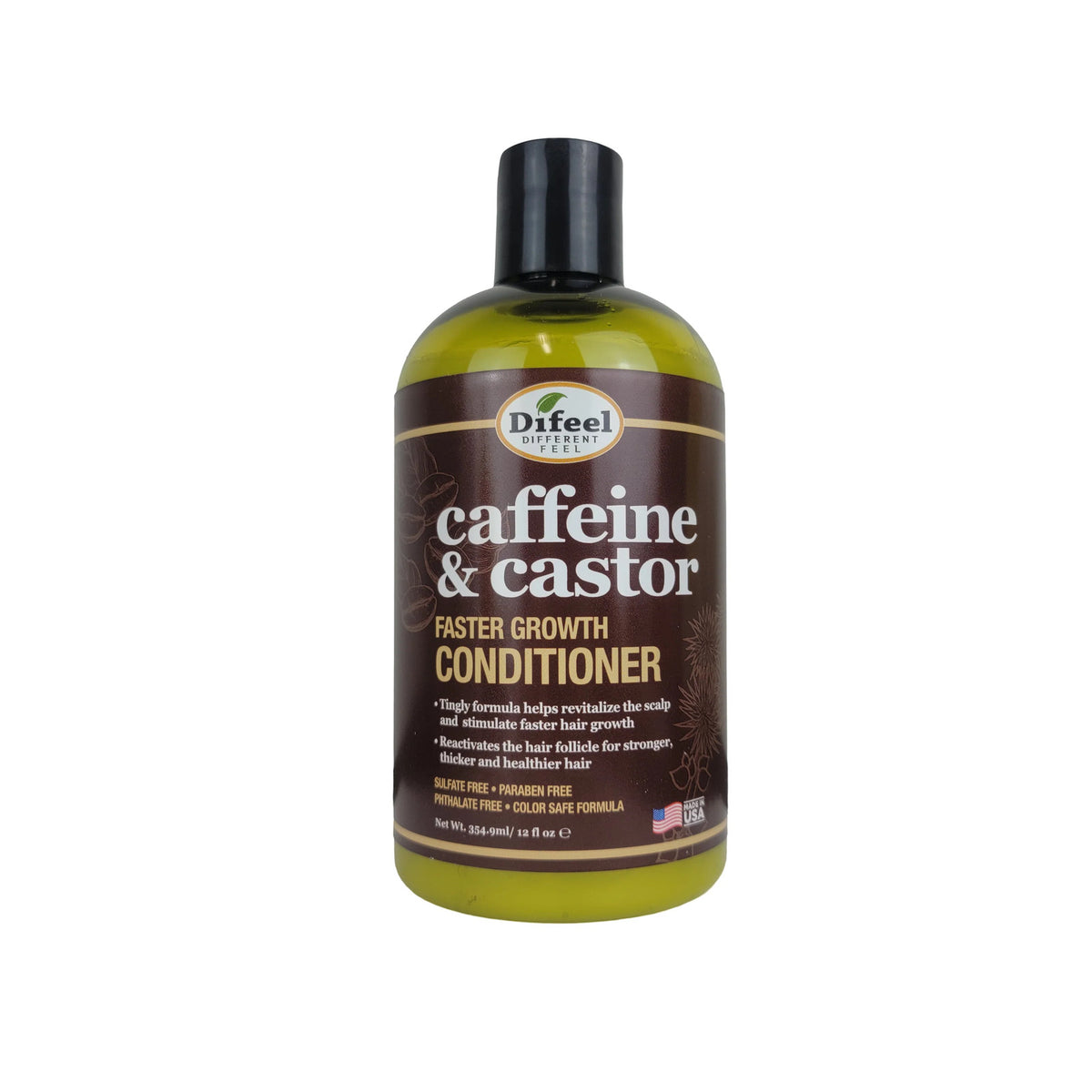 Caffeine & Castor Hair Conditioner 12 Oz – Strengthens & Promotes Growth