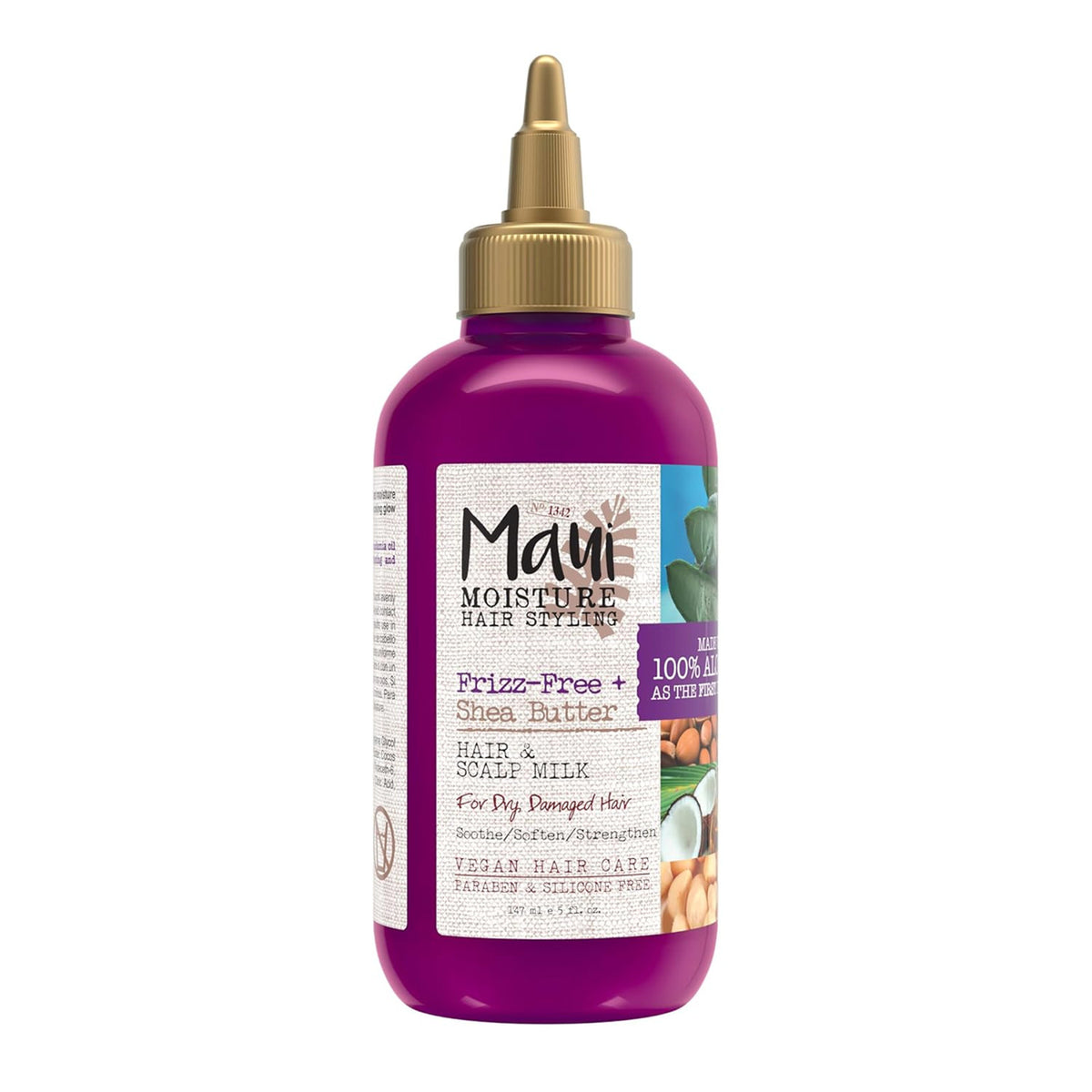 Shea Butter Hair and Scalp Milk Treatment, Hydrating, Soothing, 5 fl