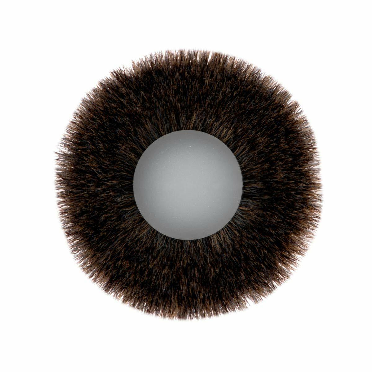 Dual-Action Makeup Applicator with Silicone Center and Soft Bristles
