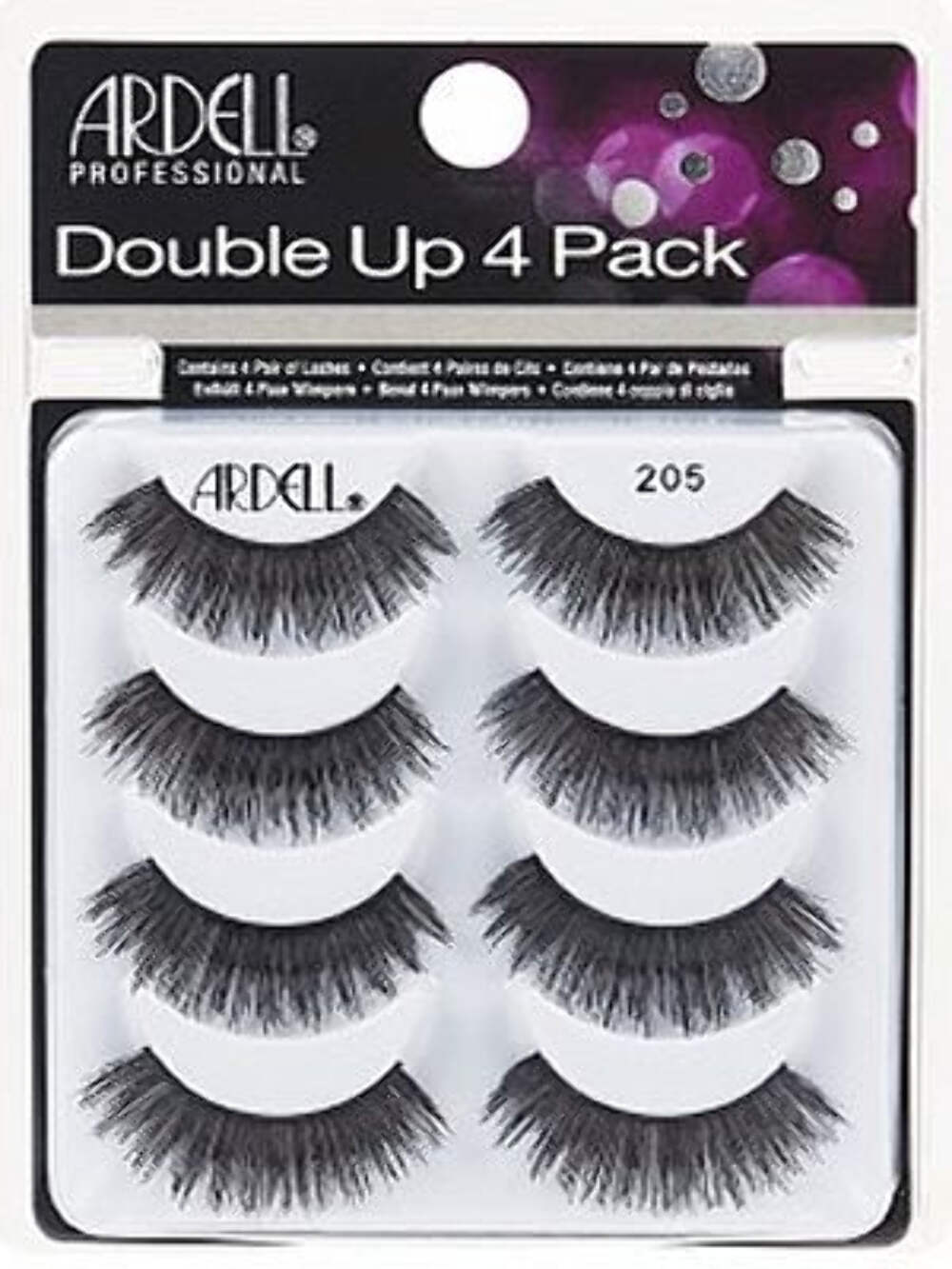 False Eyelashes Double Up 4 Pack 205 - Natural Lash Enhancer