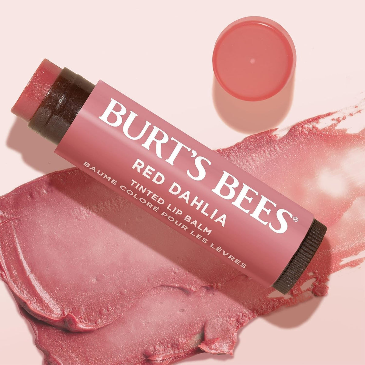 3 Pack Burt's Bees Tinted Lip Balm Set - All Natural, Hydrating & Nourishing