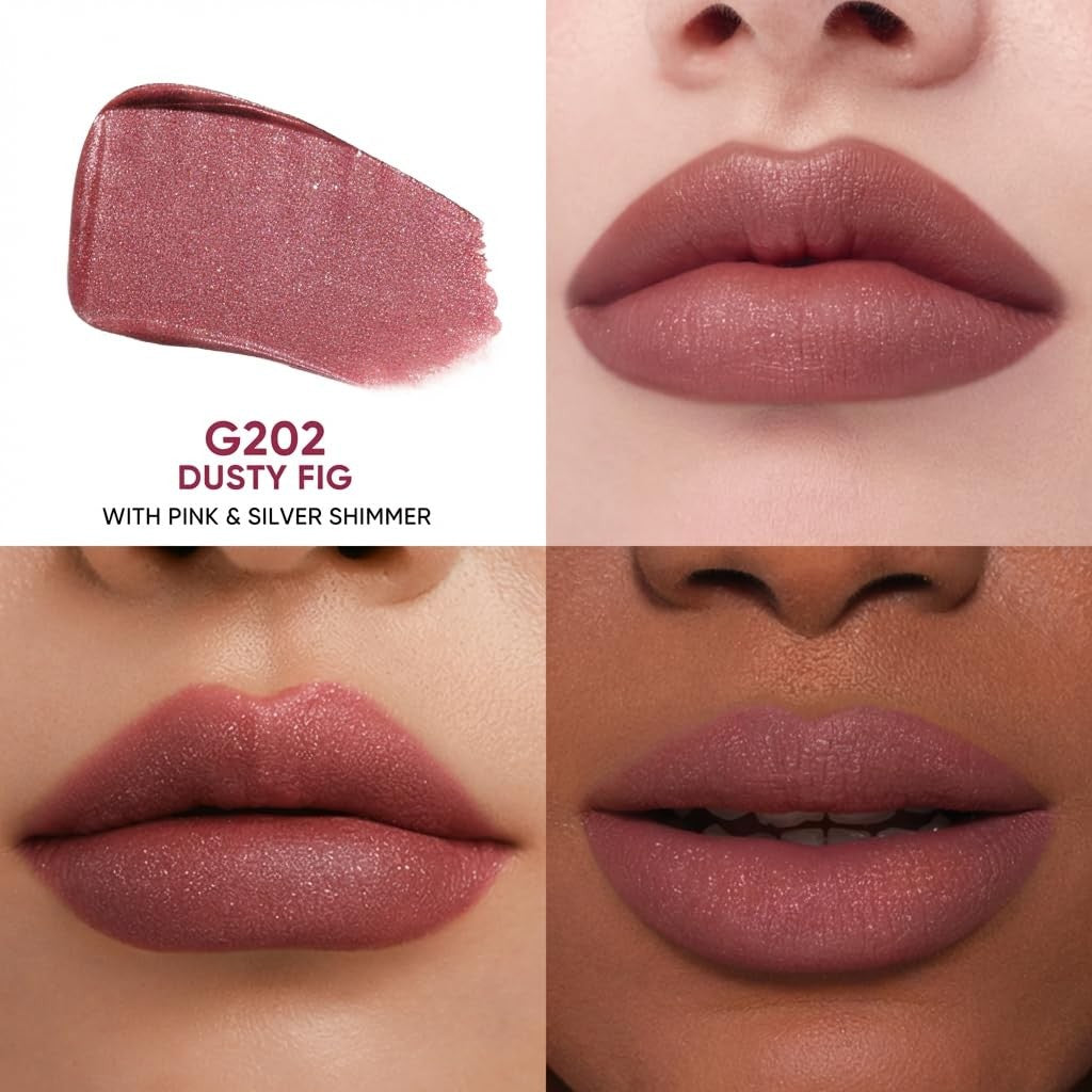 Hydrating Matte Lipstick with Tripeptide & Squalane - Long-Lasting Lip Cream