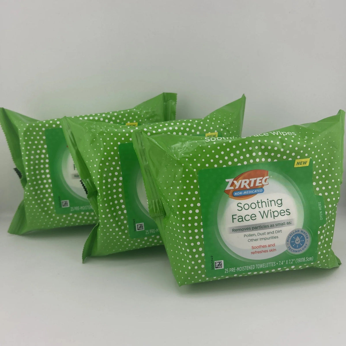 Face Wipes for All Skin Types - Non-Medicated, Unscented, 75 Count