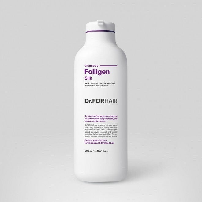 Dr.FORHAIR Folligen Silk Shampoo - Repair & Hair Loss Relief 500ml /