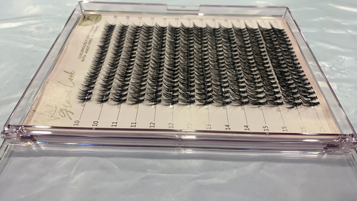 14 Rows False Eyelashes with Mascara - Large Quantity, Natural Look