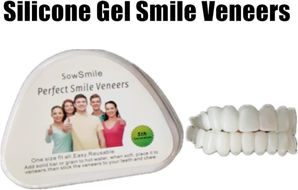 Realistic Silicone Teeth Veneers Covers for Adults – Easy Smile Transformation