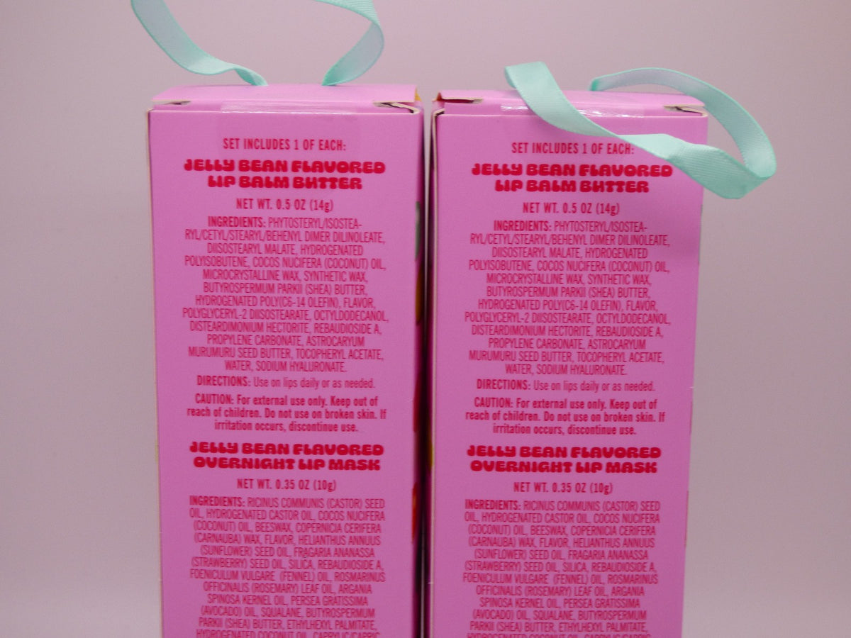 Lip Duo Set - Jelly Bean Flavored Lip Balm & Lip Gloss 2-Pack