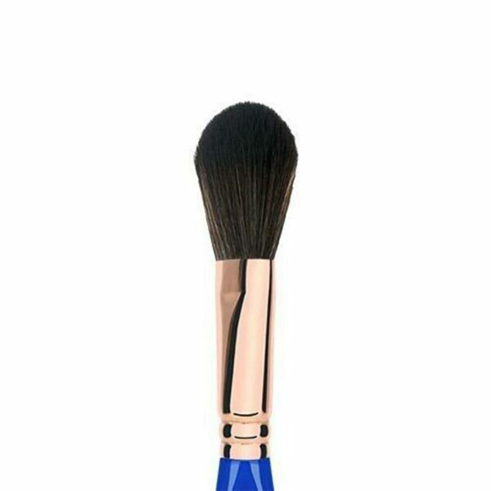 All-Purpose Blusher Makeup Brush - Vegan Synthetic Bristles, Rose Gold Handle