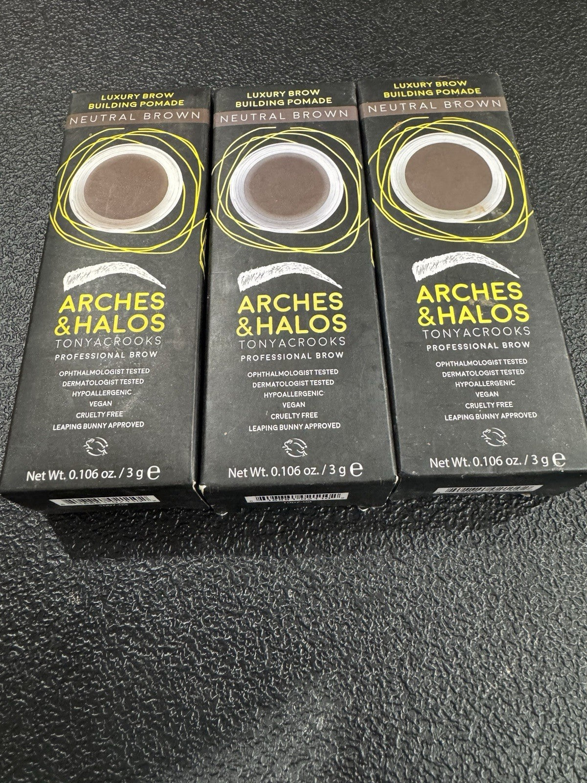 Luxury Brow Build Set - Neutral Brown 3-Pack Eyebrow Gel & Powder