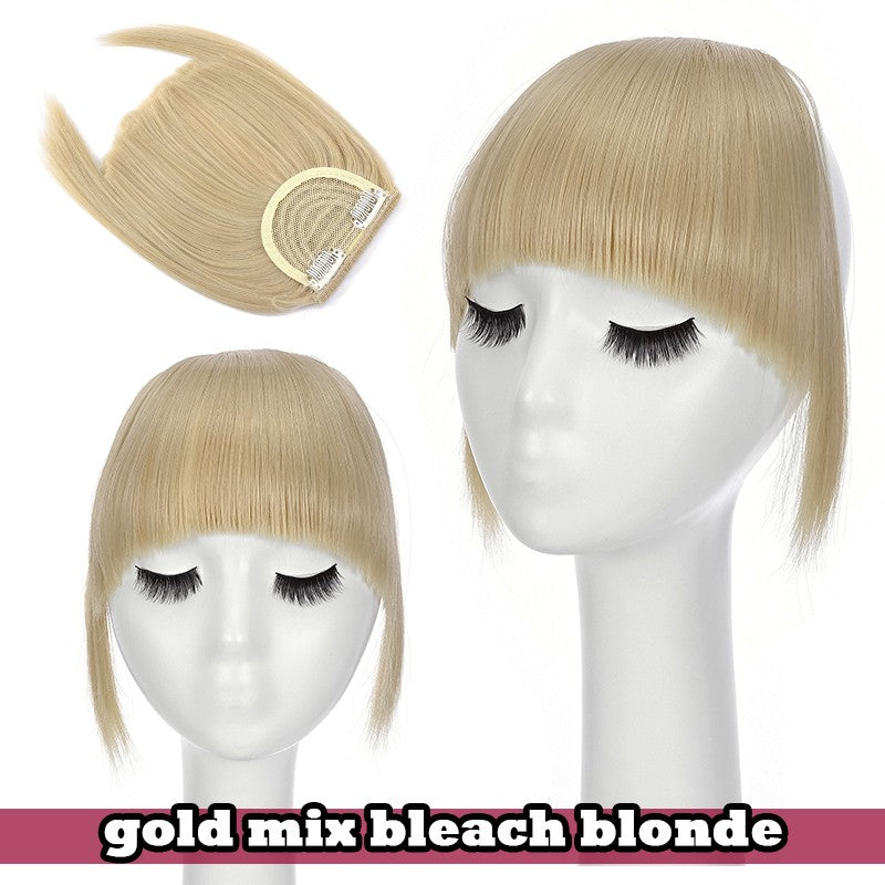 Women Braid Headband Topper with Bangs - Instant Hair Fringes & Hairbands