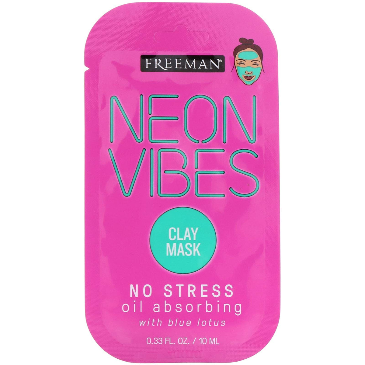 Oil Absorbing Clay Mask, Travel Size, .33 oz