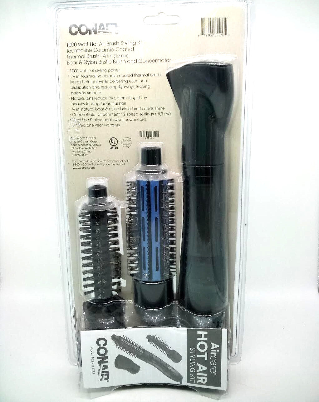 Conair Hot Air Styler Ceramic Hair Dryer 1000W - NEW