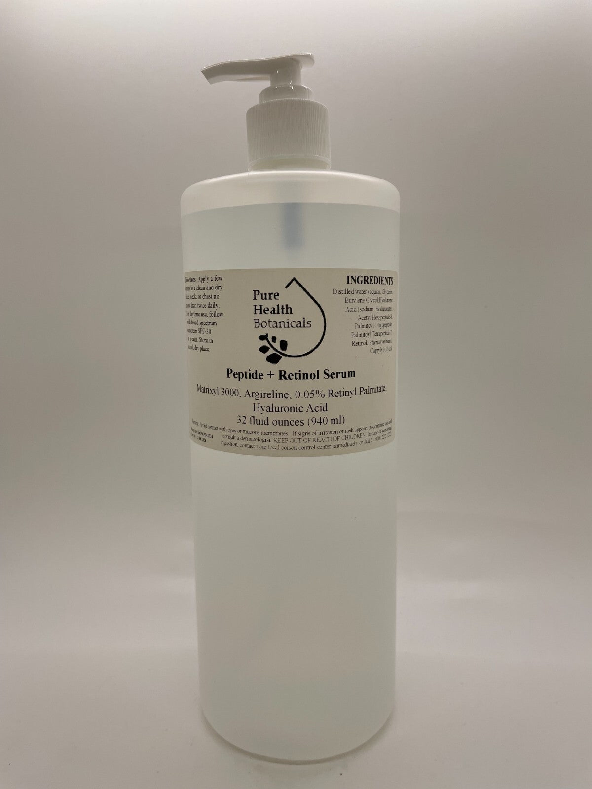 32oz Anti-Wrinkle Hydrating Face Serum with Argireline & Hyaluronic Acid