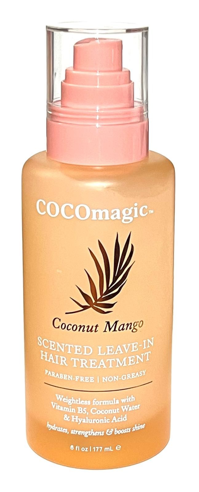 Coconut Mango Leave-in Hair Treatment - Hydrating & Shine Boosting, 6 fl oz