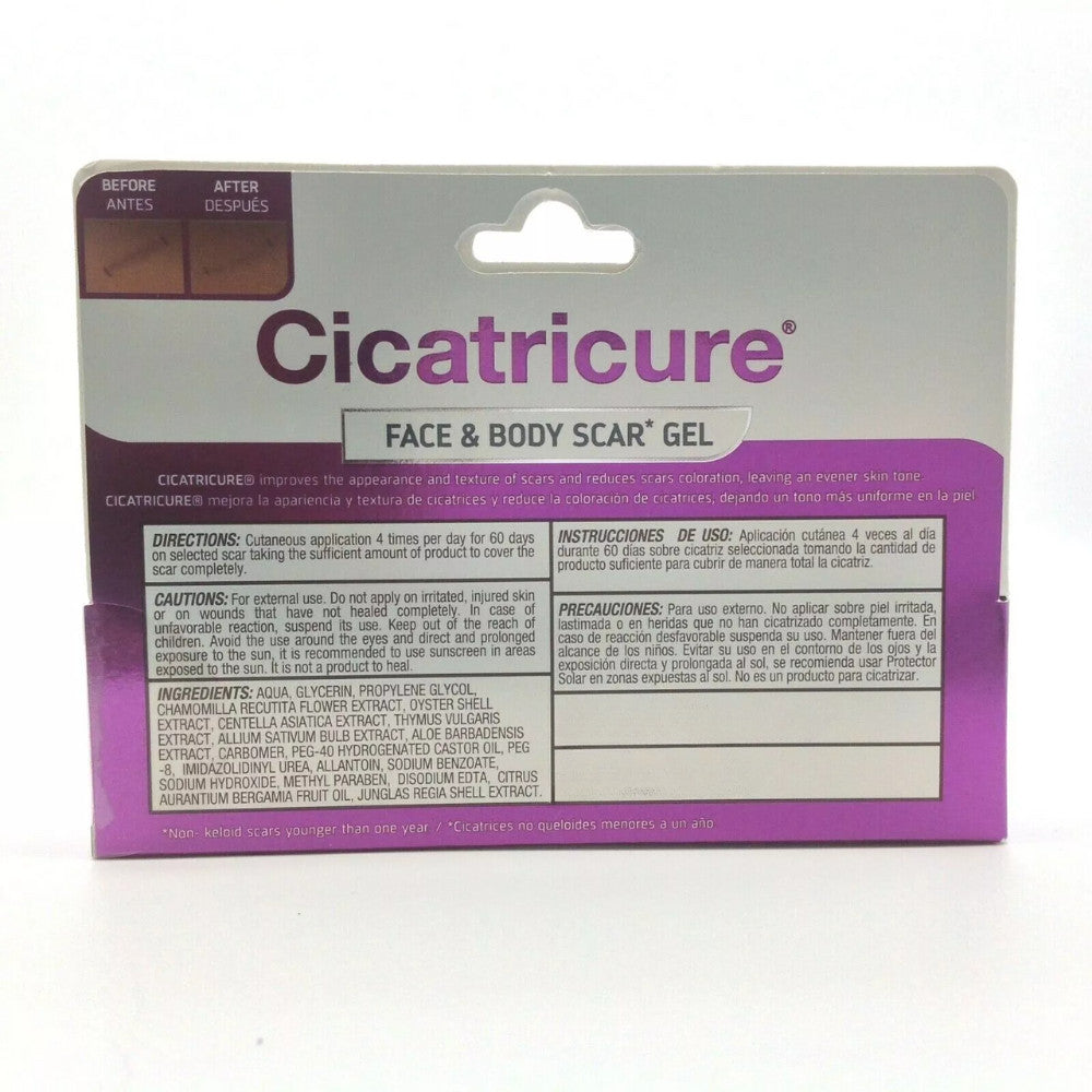 Scar Reduction Gel for Face and Body - Hydrating, Fades Scars & Stretch Marks 28g
