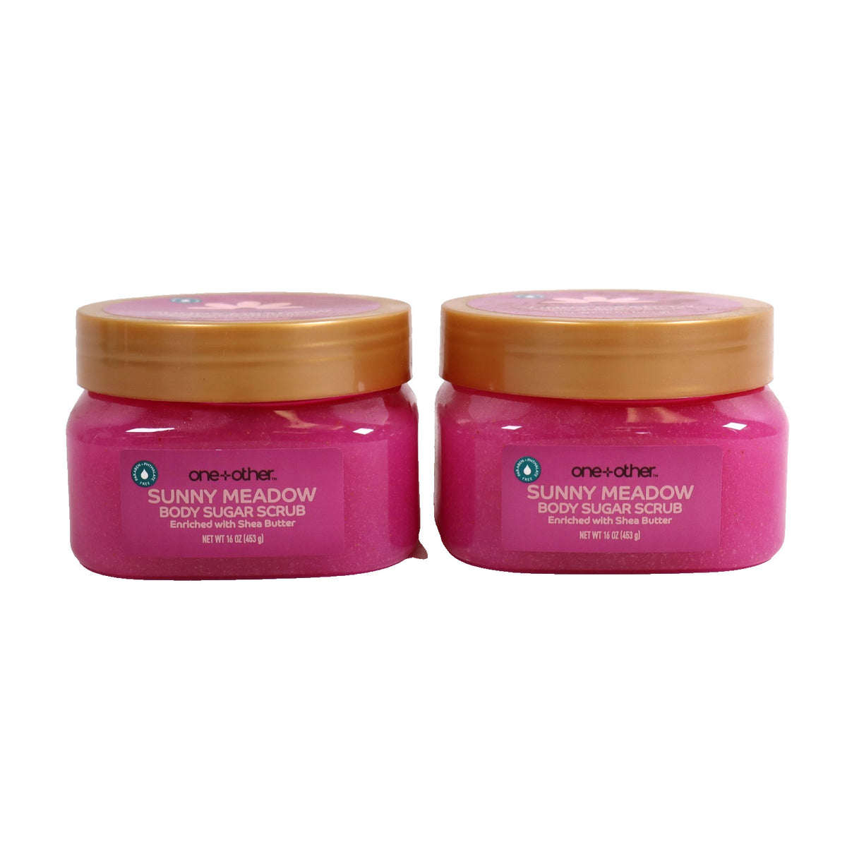 2 PACK One+Other Body Sugar Scrub - Sunny Meadow 16 oz