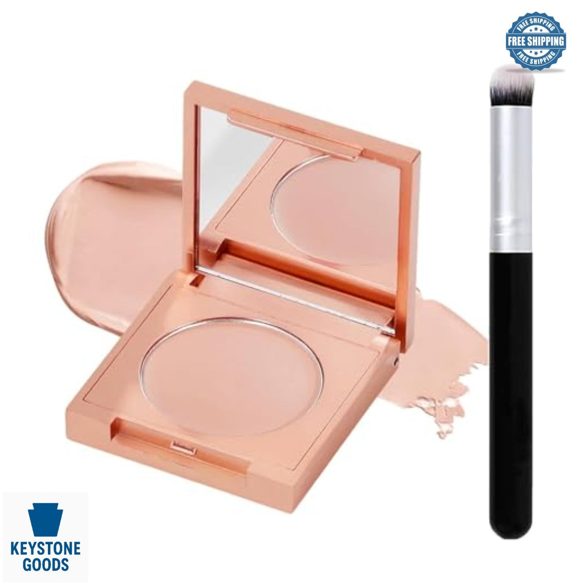 Undereye Corrector Cream for Dark Circles & Redness - Light-Medium Peach