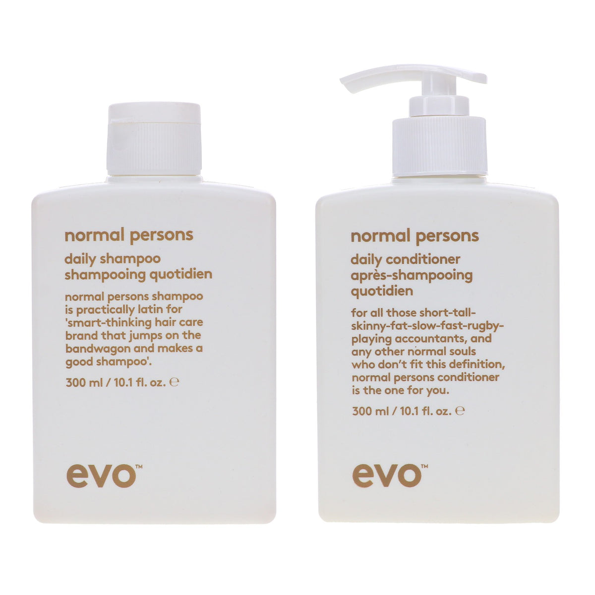 Normal Persons Daily Shampoo & Conditioner Set - Sulfate-Free, 10.1 oz