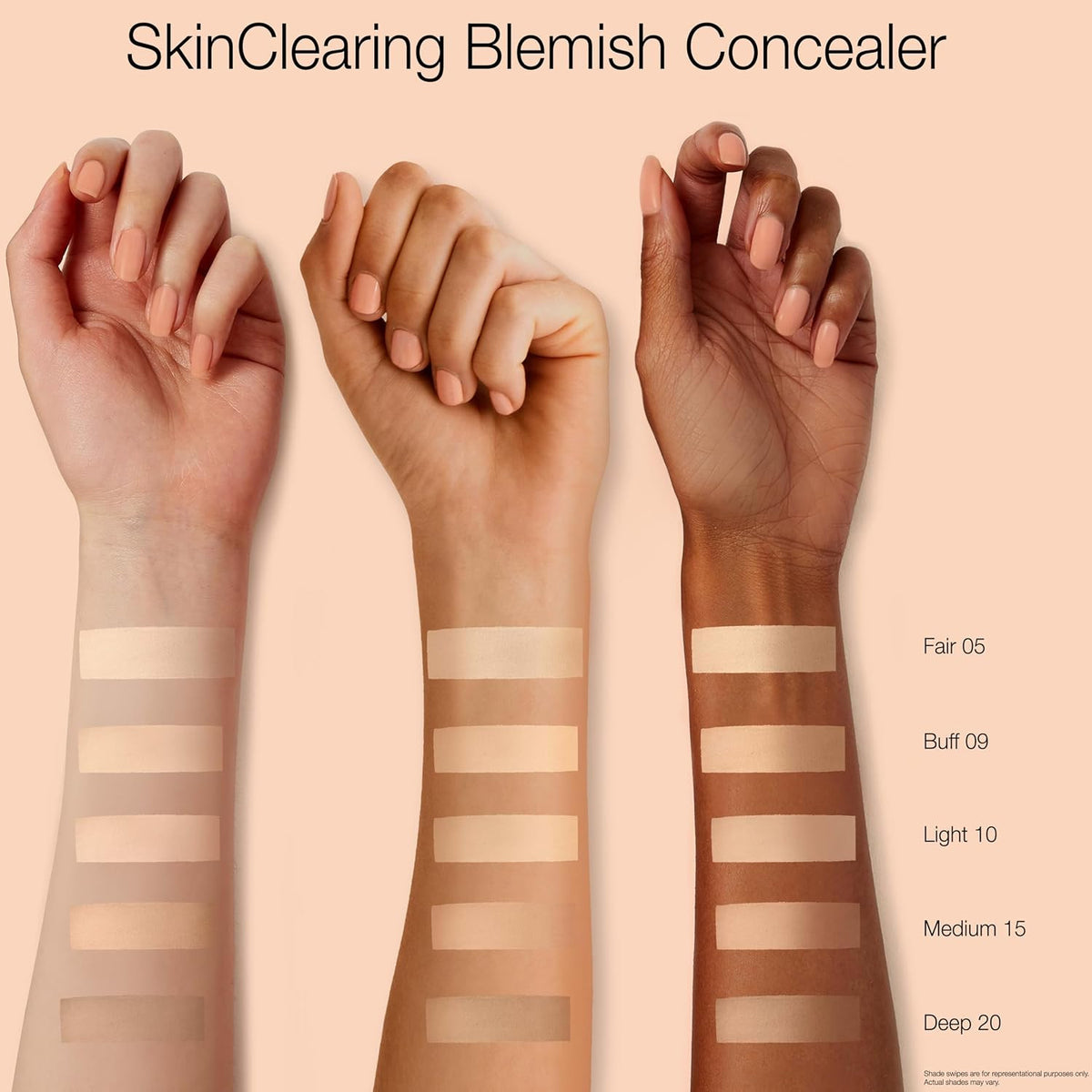 Neutrogena SkinClearing Blemish Concealer Face Makeup Medium 15 0.05 Oz