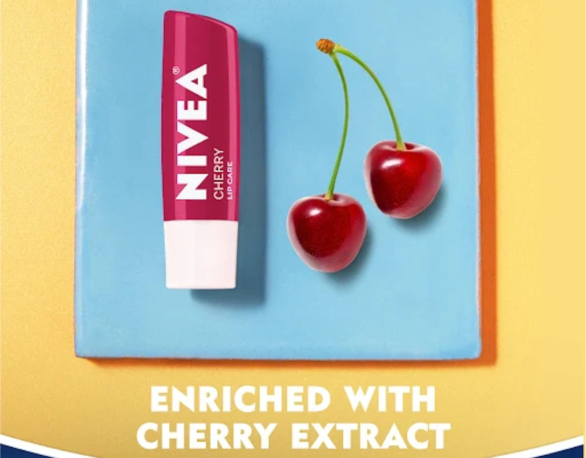Cherry Tinted Lip Balm Set - Nourishing All-Day Moisturizing Lip Care
