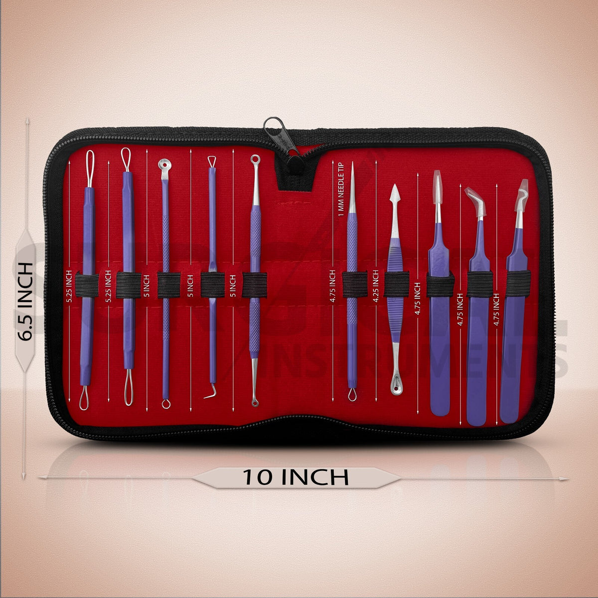 Pimple Popper Tool Kit - Blackhead Remover Set for Acne Extraction