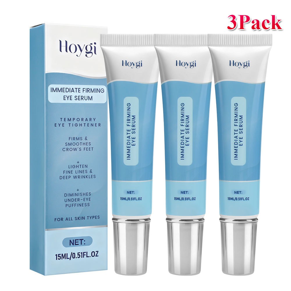Firming Eye Serum for Dark Circles & Wrinkles - 3 Pack, Hydrating & Lifting