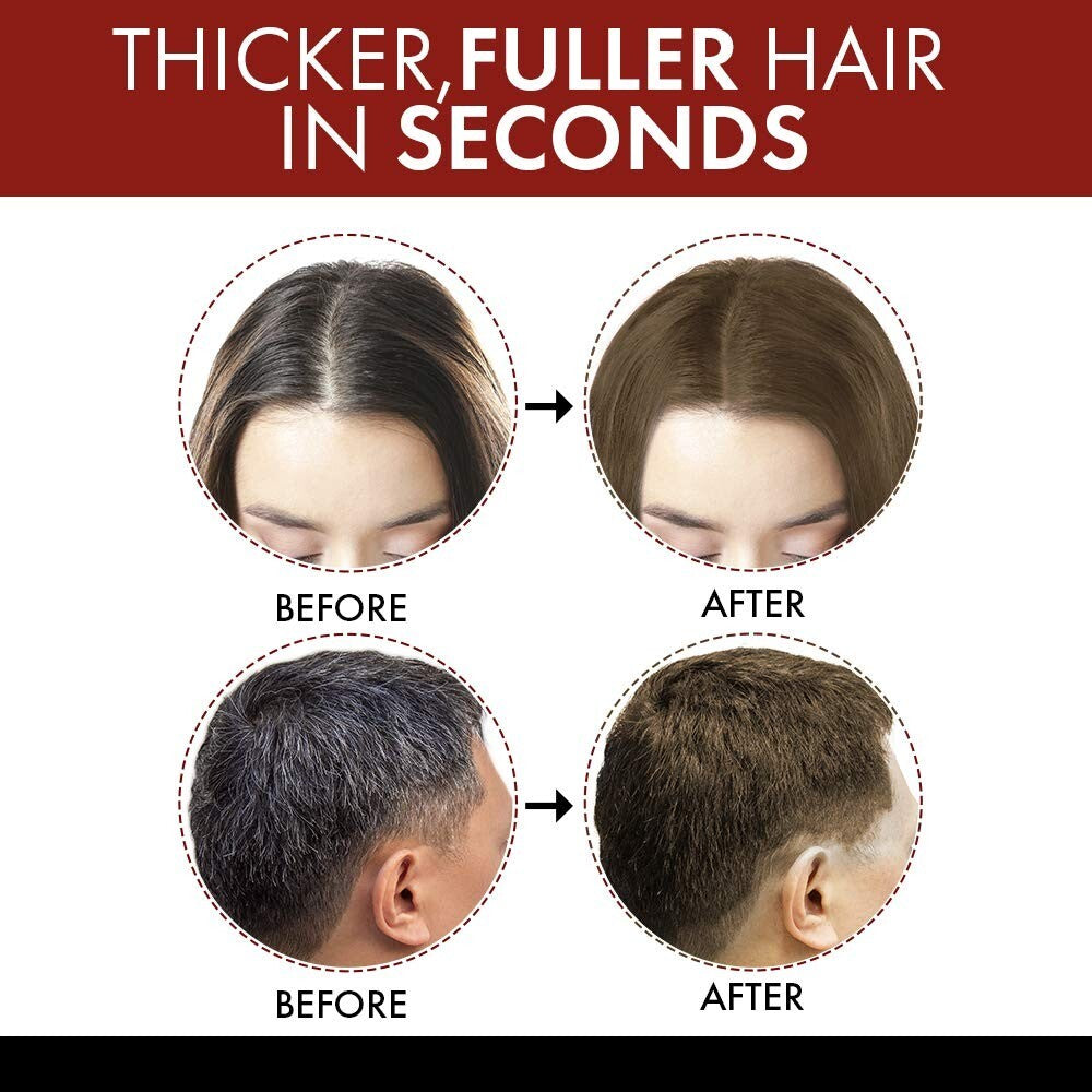 Spray on Hair Color Thickener Medium Brown 3.5 oz (6 Pack)