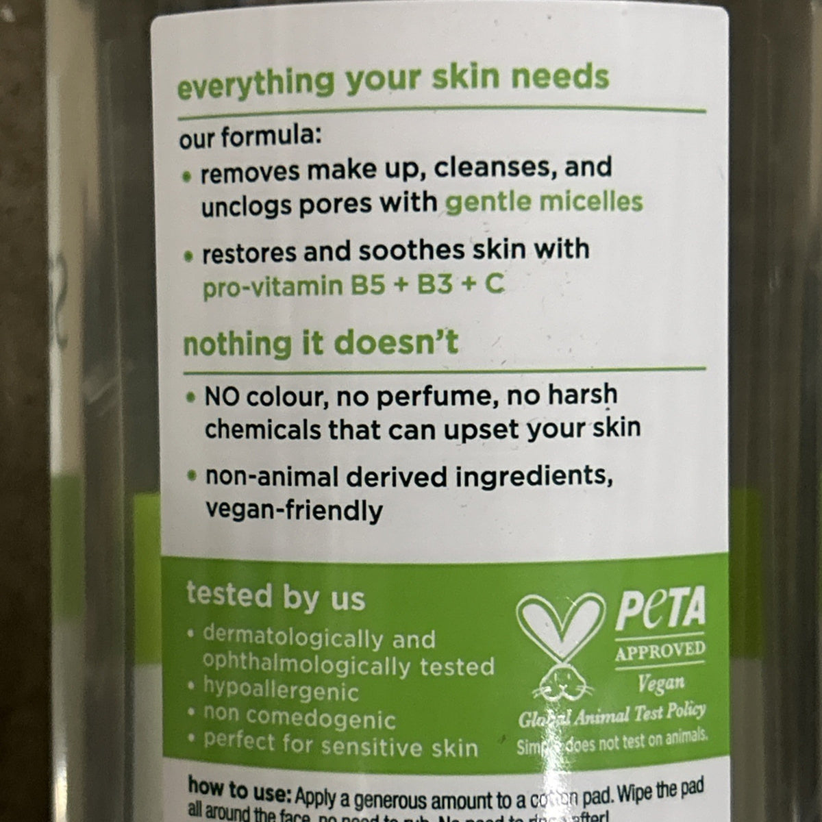 Micellar Cleansing Water 13.5oz - Pack of 2 Facial Makeup Remover & Face Wash