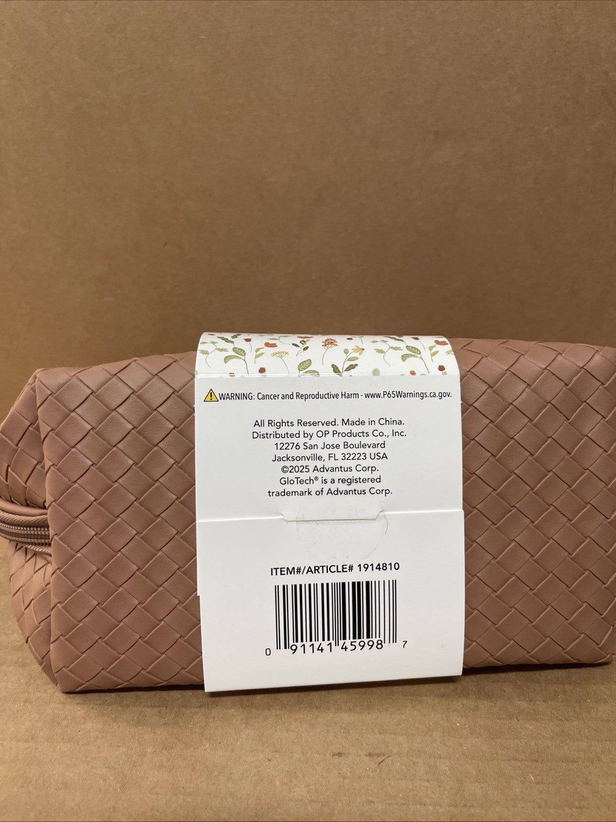 Glo Tech 2-Piece Cosmetic Bag Set - Travel Toiletry Organizer