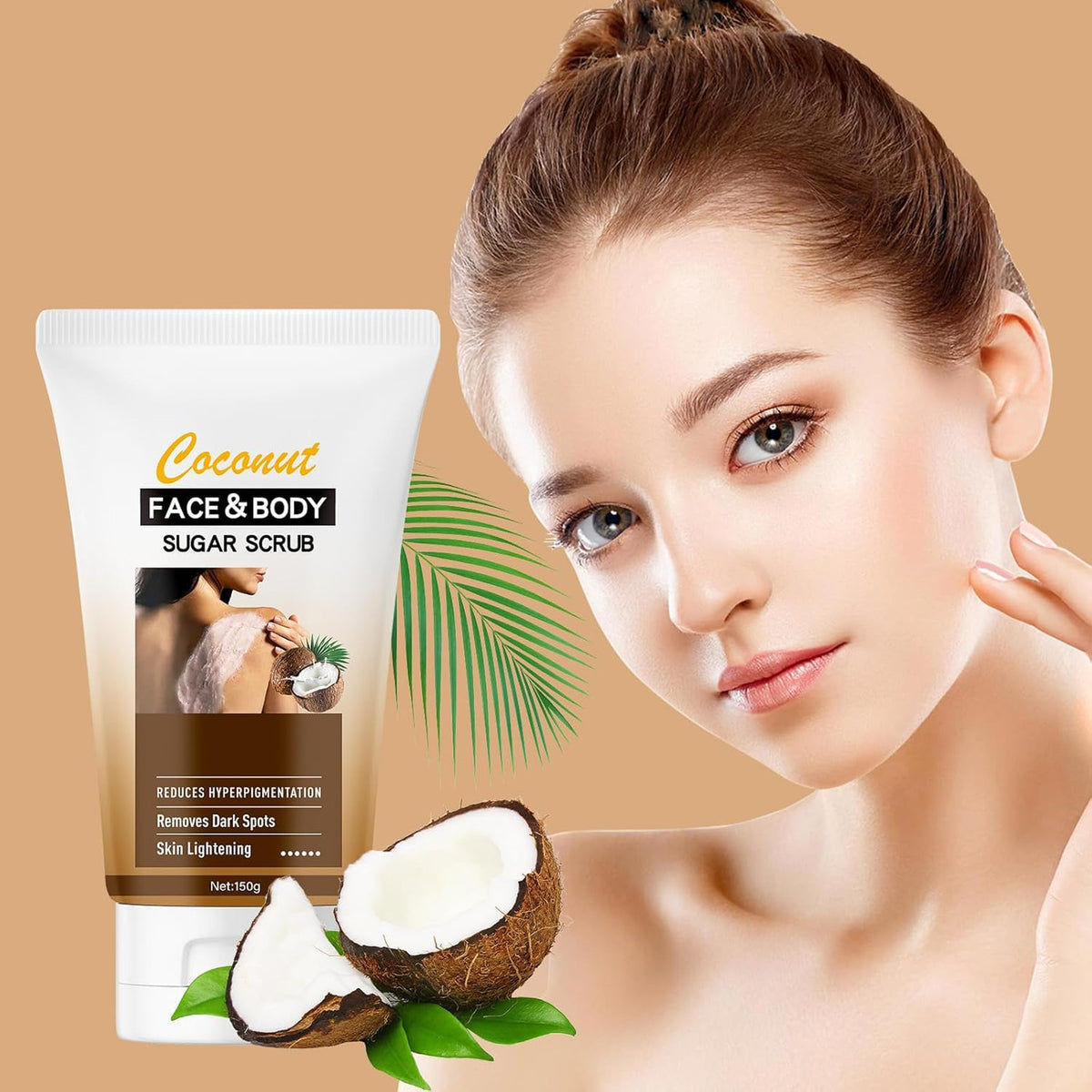 KP Bump Eraser Face and Body Scrub Exfoliating Enzyme Moisturizer for