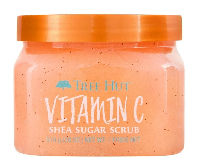 Tree Hut Vitamin C Shea Sugar Scrub, 18 Oz Exfoliating & Hydrating