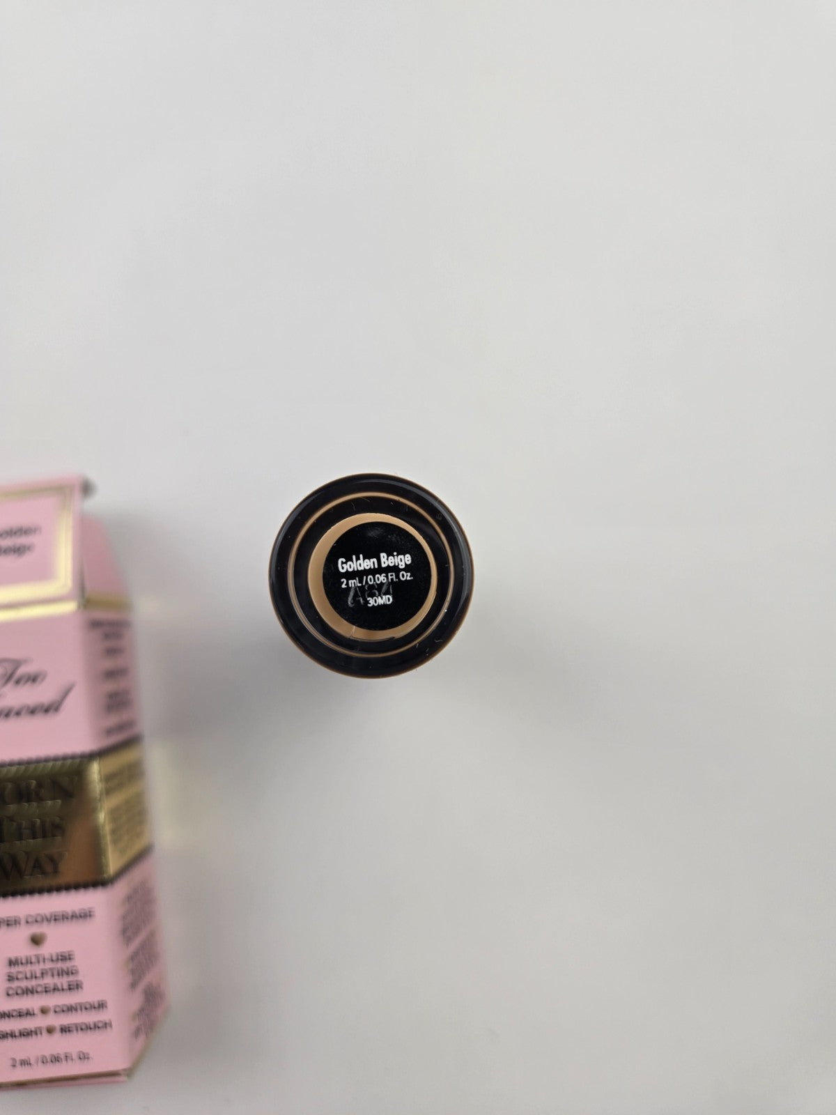 Long Lasting Full Coverage Concealer - Golden Beige, Multi-Use, Hyaluronic Acid