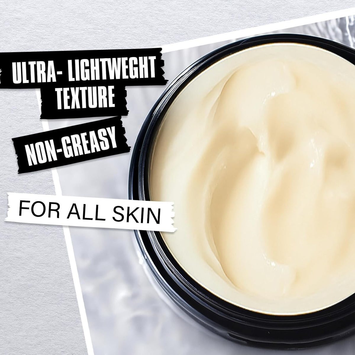 Men's Face & Neck Moisturizer Cream - Firming, Anti-Aging, Hydrating, Oil-Free