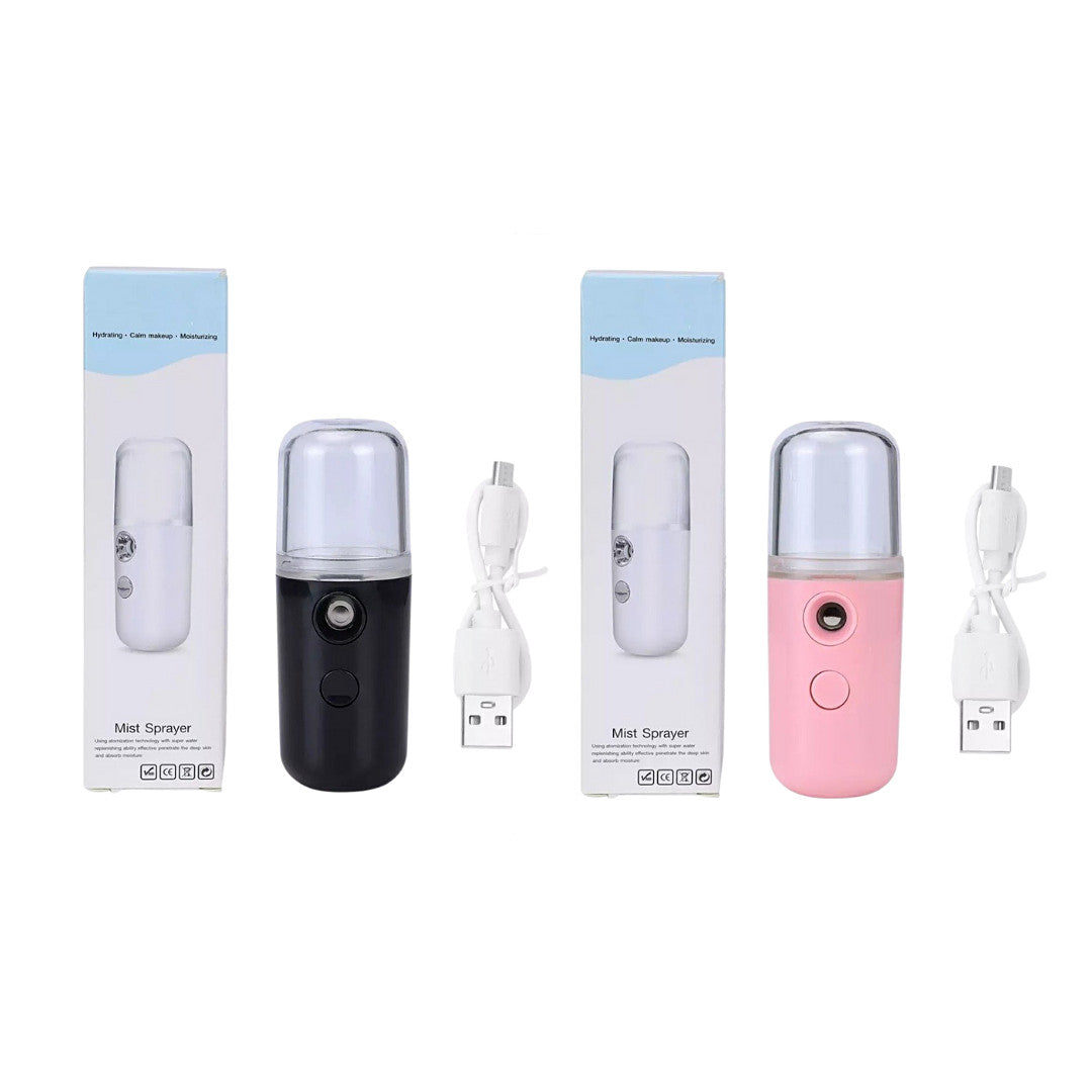Portable Nano Facial Mist Sprayer 30ml USB Rechargeable Humidifier