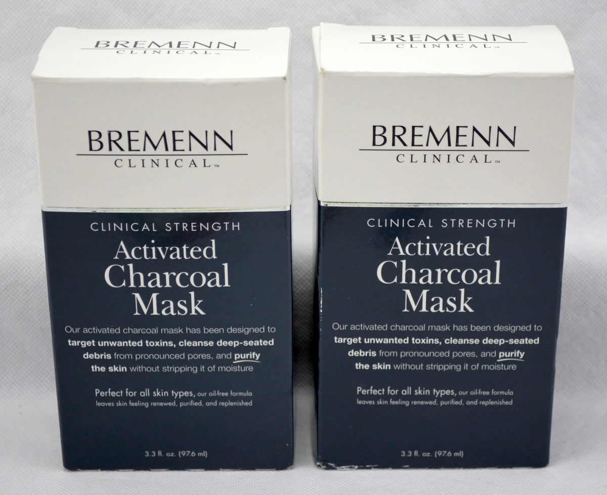 Clinical Strength Activated Charcoal Face Mask, 3.3 oz (Lot of 2)