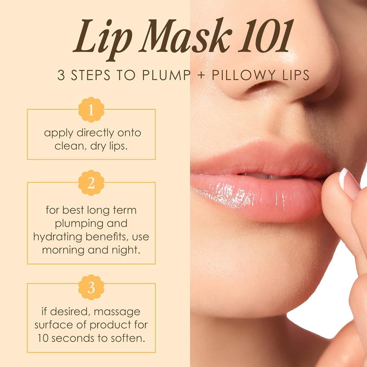 Plumping Lip Mask with Moisture Lock - Berry Mojito, 0.53 oz