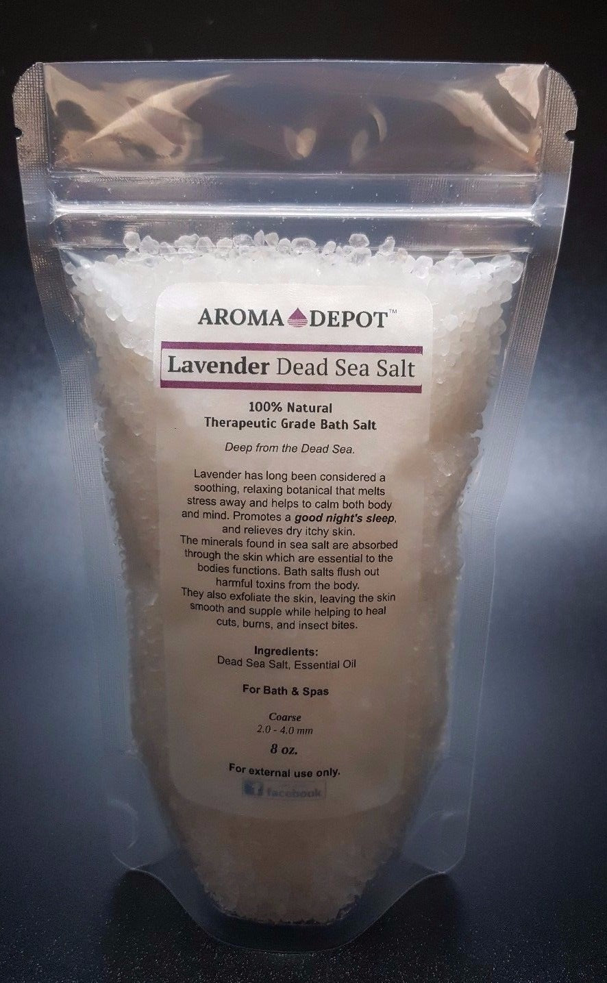 Lavender Detox Bath Salt Soak Purifying Soaking Salts 1oz to 5 lbs