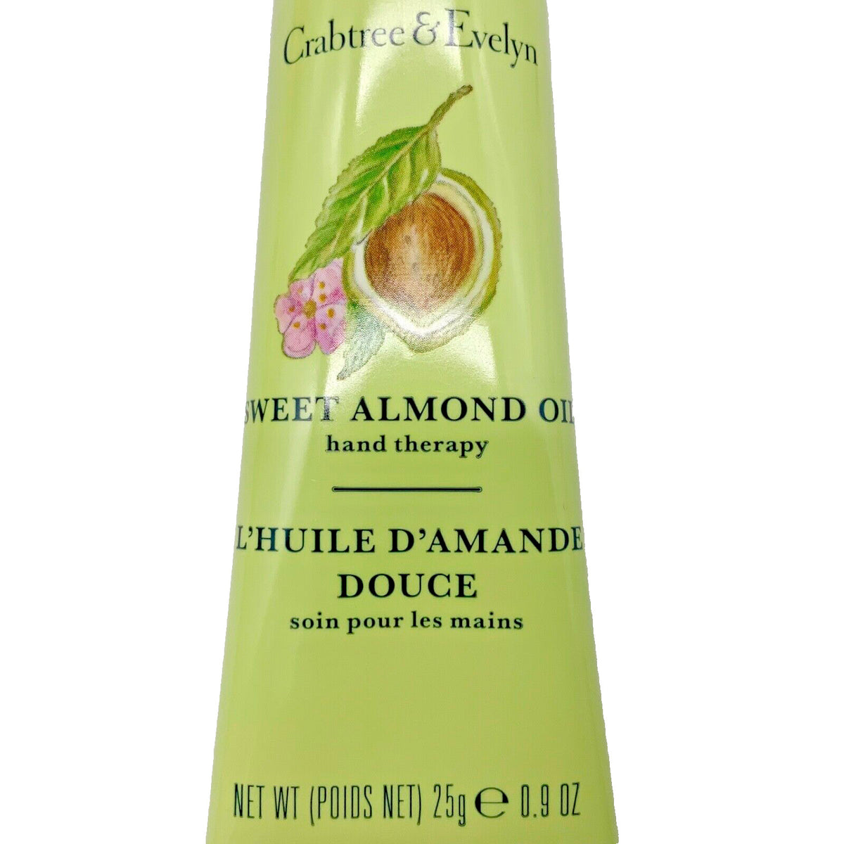 Sweet Almond Oil Hand Cream - 10 Travel Size Tubes (0.9oz Each)
