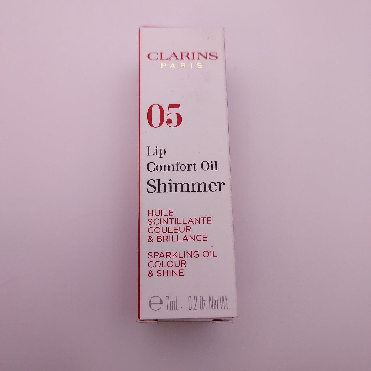 Clarins Lip Comfort Oil Shimmer Pretty in Pink 0.2oz