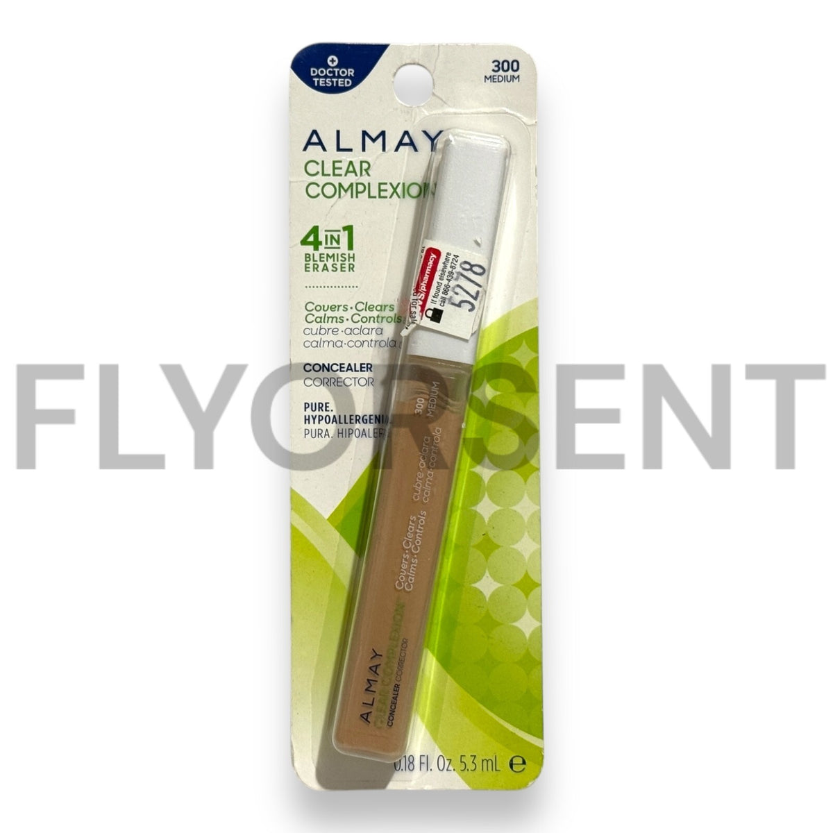 Almay Clear Complexion Concealer 300 Medium Full Coverage Acne Treatment